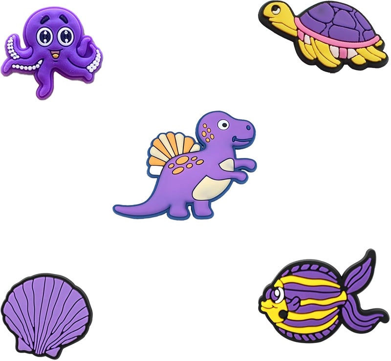 BULKITEM 25 Pcs Gamer, Summer, Nurse, Pink, Hunting, Black,USA american flag crocs,Shoe Charms, Cute Shoe Accessories Gifts Charms for Teens Kids Adults - Image 5